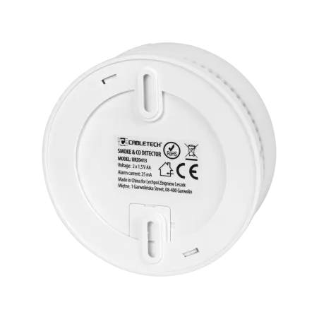 Detektor czadu i dymu (2 w 1) 2xR6 (3 V) Cabletech