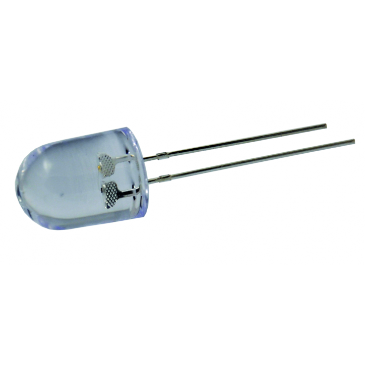 Dioda LED 10mm biała 15cd Dioda LED 10mm biała 15cd