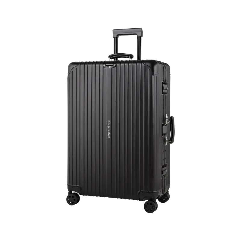 Duża walizka aluminiowa na kółkach Kruger&Matz czarna