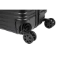 Duża walizka aluminiowa na kółkach Kruger&Matz czarna