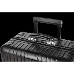 Duża walizka aluminiowa na kółkach Kruger&Matz czarna