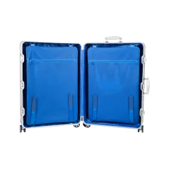 Duża walizka aluminiowa na kółkach Kruger&Matz srebrna