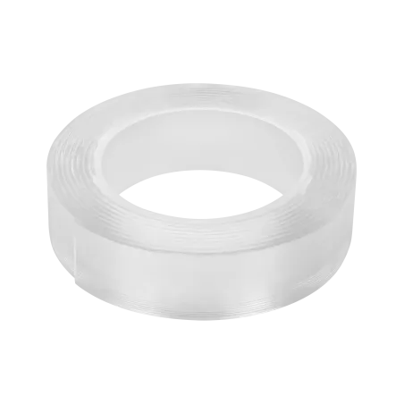 Dwustronna taśma montażowa nano wielokrotnego użytku REBEL (2 mm x 30 mm x 3 m) transparentna