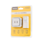 Dzwonek bezprzewodowy do drzwi Rebel z wtyczką 230V (36 melodii, 2 gniazda USB) Dzwonek bezprzewodowy do drzwi Rebel z wtyczką 230V (36 melodii, 2 gniazda USB)