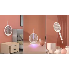 Elektryczna łapka / lampka na owady składana 3w1 TEESA