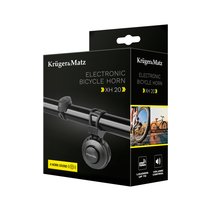 Elektryczny dzwonek rowerowy Kruger&Matz XH20 Elektryczny dzwonek rowerowy Kruger&Matz XH20