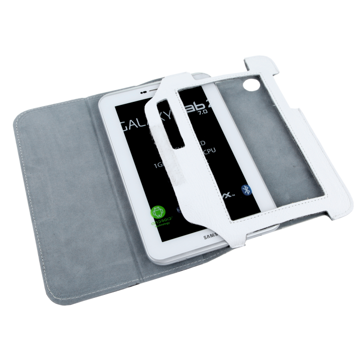 Etui białe dedykowane do Samsung Galaxy Tab P3100 (skóra naturalna) Etui białe dedykowane do Samsung Galaxy Tab P3100 (skóra naturalna)