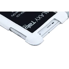 Etui białe dedykowane do Samsung Galaxy Tab P3100 (skóra naturalna)