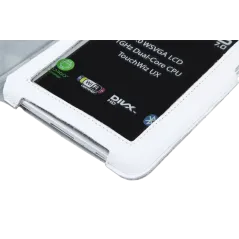 Etui białe dedykowane do Samsung Galaxy Tab P3100 (skóra naturalna)