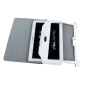 Etui białe dedykowane do Samsung Galaxy Tab P5100 (skóra naturalna)