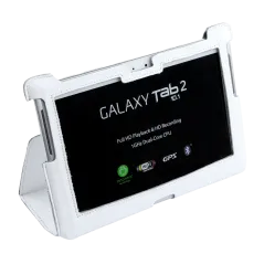 Etui białe dedykowane do Samsung Galaxy Tab P5100 (skóra naturalna)