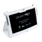 Etui białe dedykowane do Samsung Galaxy Tab P5100 (skóra naturalna)