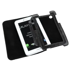 Etui czarne dedykowane do Samsung Galaxy Tab P3100 (skóra naturalna)