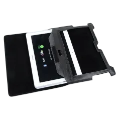 Etui czarne dedykowane do Samsung Galaxy Tab P5100 (skóra naturalna)