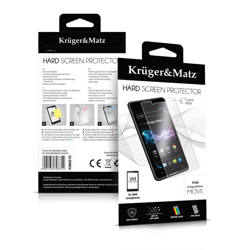 Folia ochronna HARD do Kruger&Matz MOVE Folia ochronna HARD do Kruger&Matz MOVE