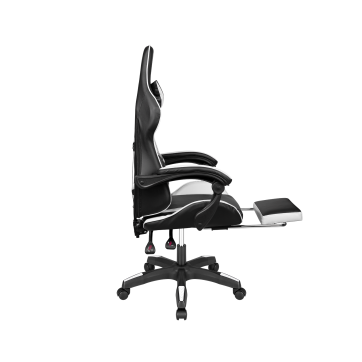 Fotel gamingowy Kruger&Matz GX-150 Czarno-biały Fotel gamingowy Kruger&Matz GX-150 Czarno-biały