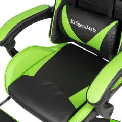 Fotel gamingowy Kruger&Matz GX-150 Czarno-zielony