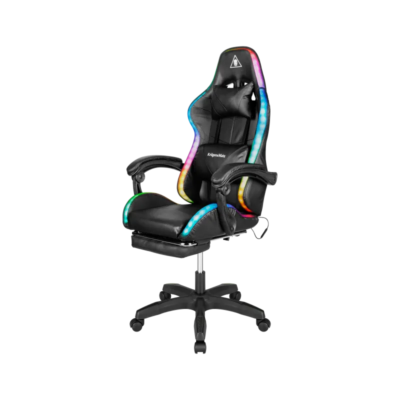 Fotel gamingowy Kruger&Matz GX-150 Czarny LED