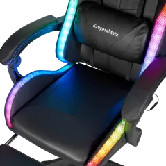 Fotel gamingowy Kruger&Matz GX-150 Czarny LED