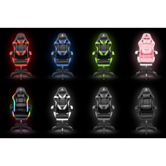 Fotel gamingowy Kruger&Matz GX-150 Czarny LED