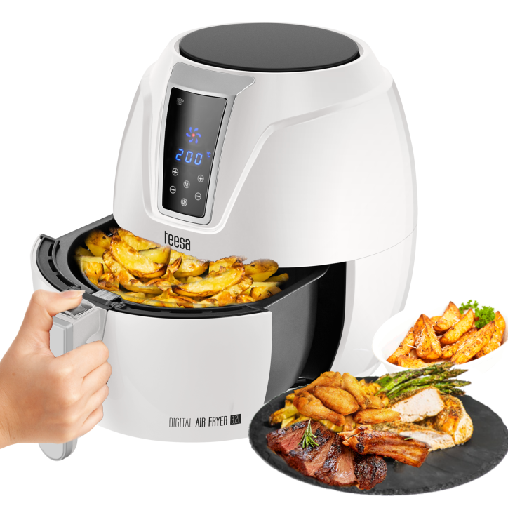 Frytkownica beztłuszczowa TEESA DIGITAL AIR FRYER 3,2L WHITE Frytkownica beztłuszczowa TEESA DIGITAL AIR FRYER 3,2L WHITE