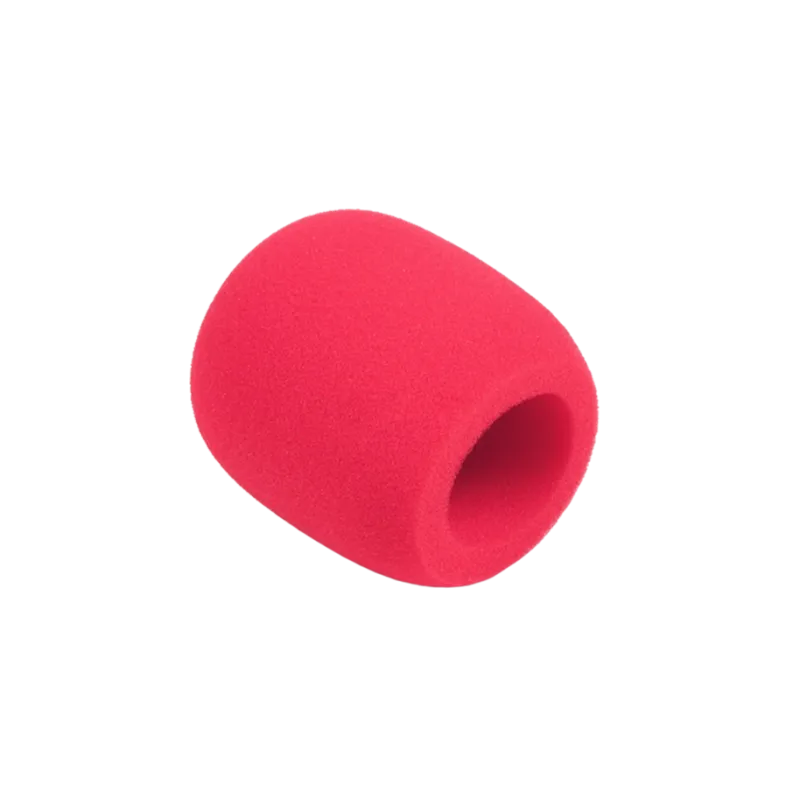 Gąbka mikrofonowa czerwona Gąbka mikrofonowa czerwona