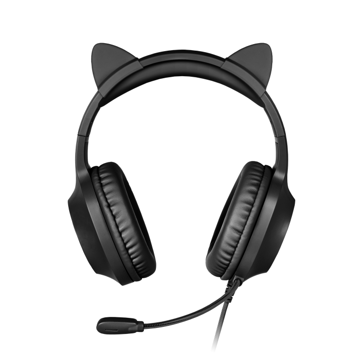 Gamingowe słuchawki nauszne dla dzieci Kruger&Matz Gamer Kids, kolor czarny Gamingowe słuchawki nauszne dla dzieci Kruger&Matz Gamer Kids, kolor czarny