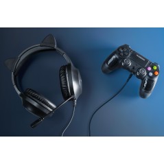 Gamingowe słuchawki nauszne dla dzieci Kruger&Matz Gamer Kids, kolor czarny