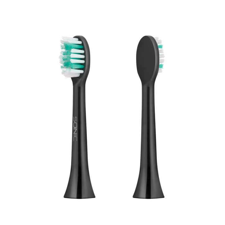 Główki do szczoteczki TEESA SONIC BLACK medium komplet Główki do szczoteczki TEESA SONIC BLACK medium komplet