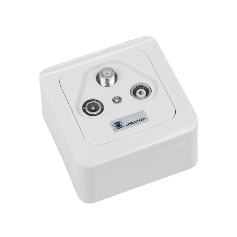 Gniazdo abonenckie RTV-SAT Cabletech końcowe