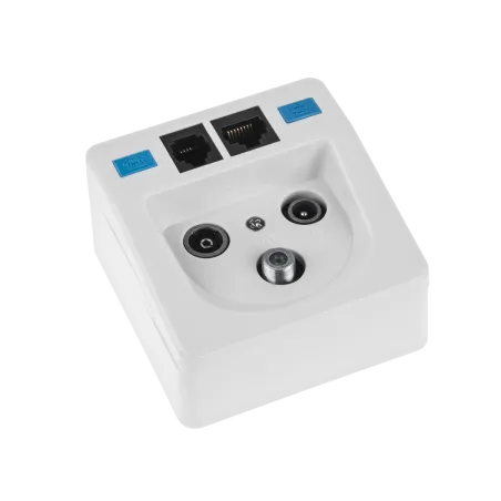 Gniazdo abonenckie RTV-SAT-RJ11-RJ45 BX300
