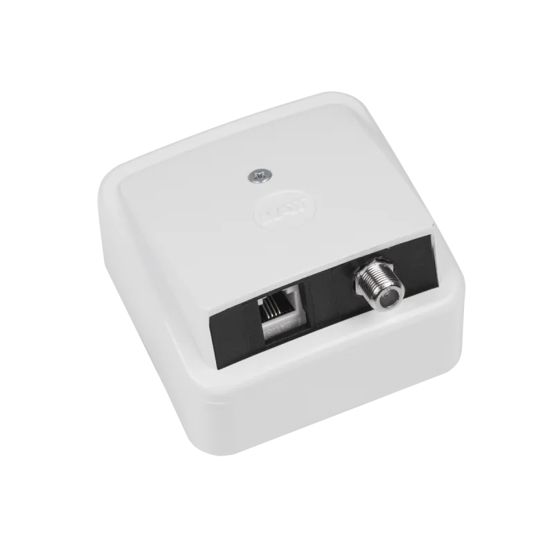 Gniazdo abonenckie SAT GN.F+GN.RJ12