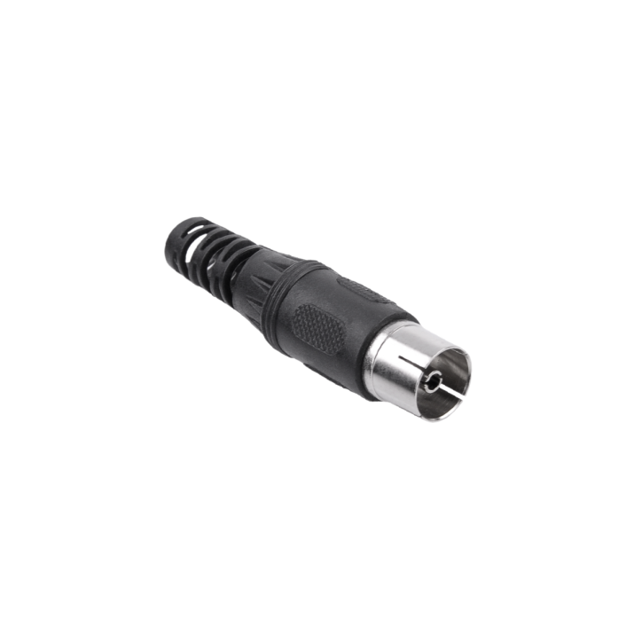 Gniazdo antenowe TV na kabel długie czarne Cabletech Gniazdo antenowe TV na kabel długie czarne Cabletech