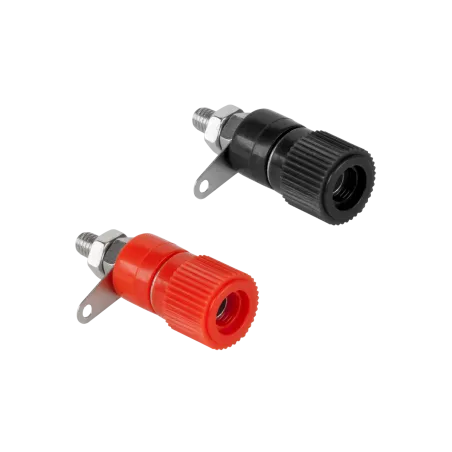 Gniazdo bananowe montażowe średnie 12 mm Cabletech