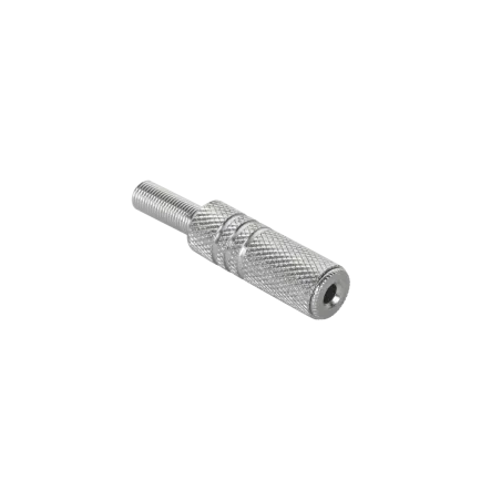 Gniazdo Jack 3.5mm st.metal kabel