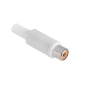Gniazdo RCA na kabel białe Gniazdo RCA na kabel białe