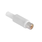 Gniazdo RCA na kabel białe Gniazdo RCA na kabel białe