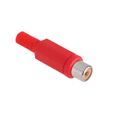 Gniazdo RCA na kabel czerwone.
