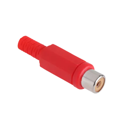 Gniazdo RCA na kabel czerwone.
