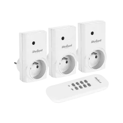Gniazdo sieciowe Rebel sterowane pilotem (1+3)