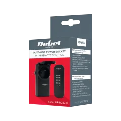 Gniazdo sieciowe Rebel sterowane pilotem- zewnętrzne