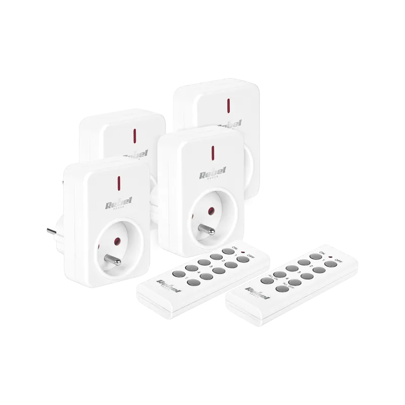 Gniazdo sieciowe sterowane pilotami (4+2) Gniazdo sieciowe sterowane pilotami (4+2)