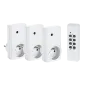 Gniazdo sieciowe sterowane pilotem x3 (małe) Gniazdo sieciowe sterowane pilotem x3 (małe)