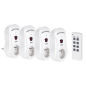 Gniazdo sieciowe sterowane pilotem x4 Gniazdo sieciowe sterowane pilotem x4