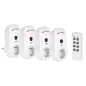 Gniazdo sieciowe sterowane pilotem x4 Gniazdo sieciowe sterowane pilotem x4
