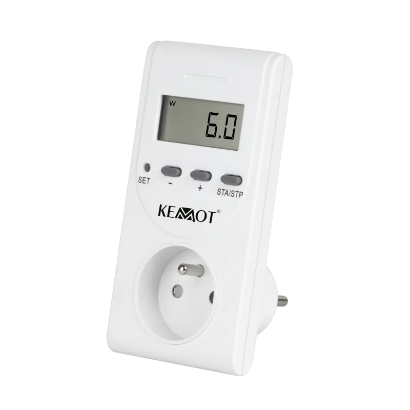 Gniazdo sieciowe z miernikiem zużycia energi Gniazdo sieciowe z miernikiem zużycia energi