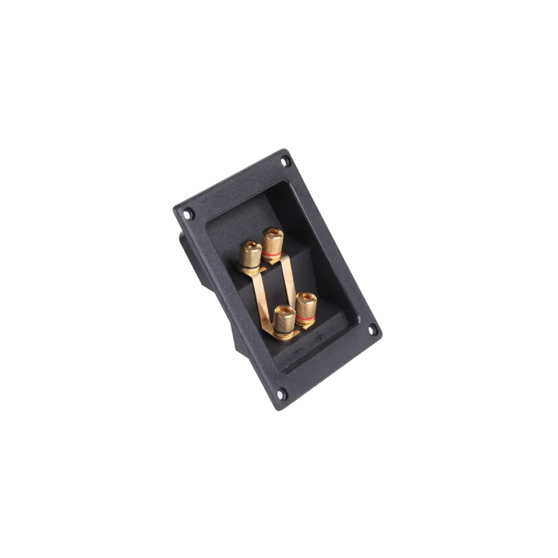 Gniazdo terminal głośnikowe 4xbanan