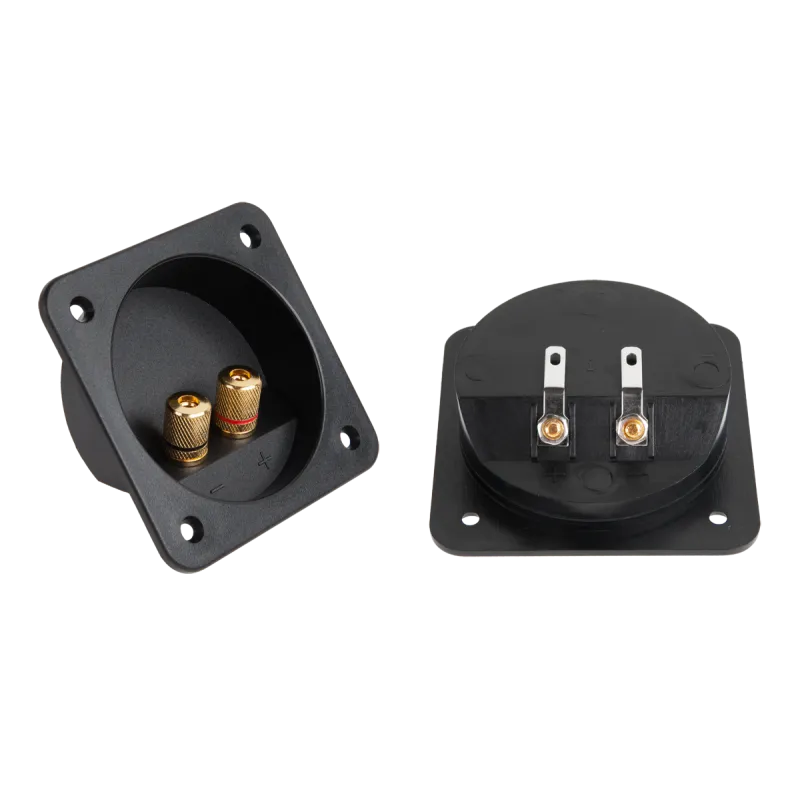 Gniazdo terminal głośnikowe x2 banan A