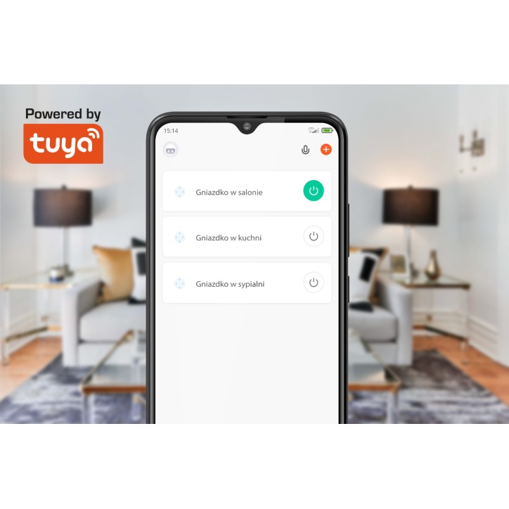 Gniazdo WiFi Kruger&Matz Connect P3 Tuya Gniazdo WiFi Kruger&Matz Connect P3 Tuya