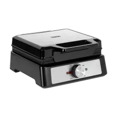 Gofrownica TEESA, 2 gofry, 1600W, inox, regulacja mocy